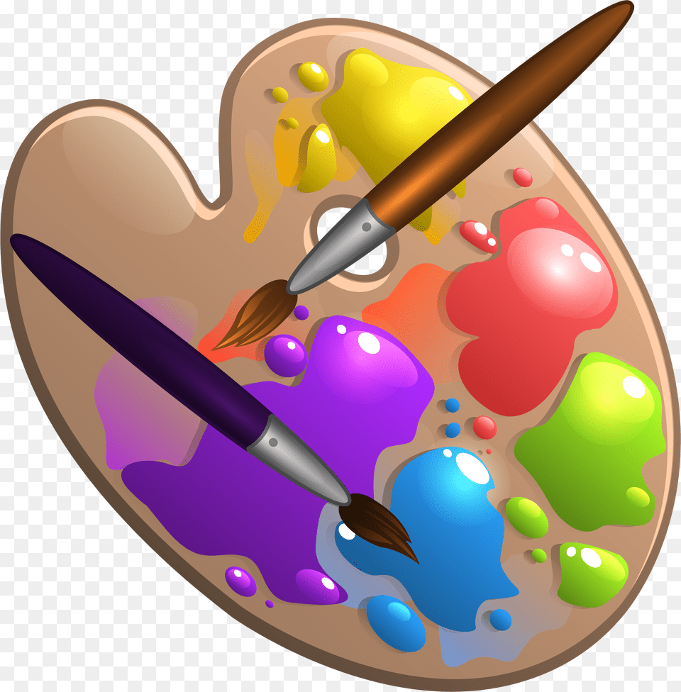 Paint Brush Clip Art Paint Brush Clip Art, Device, Paint Container, Palette, Tool Free Png Download