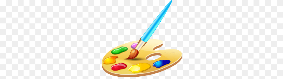 Paint Brush Clipart Painter Brush, Paint Container, Palette, Device, Tool Free Transparent Png