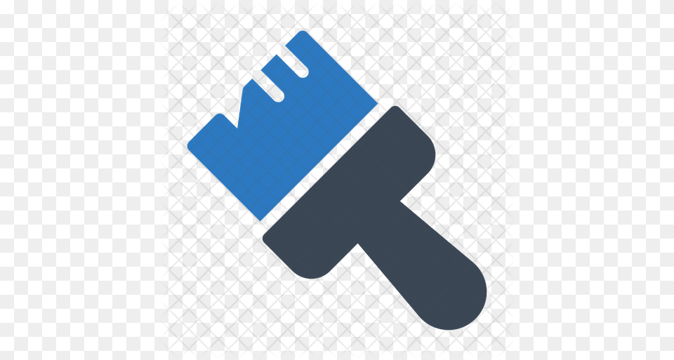 Paint Brush Icon Of Flat Style Cross, Clothing, Glove, Body Part, Hand Png