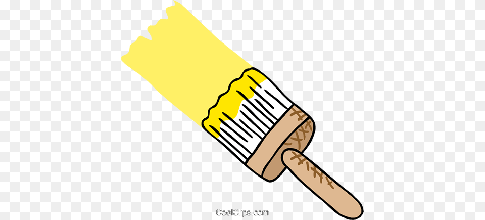 Paint Brush Royalty Vector Clip Art Illustration, Device, Tool, Food Free Png