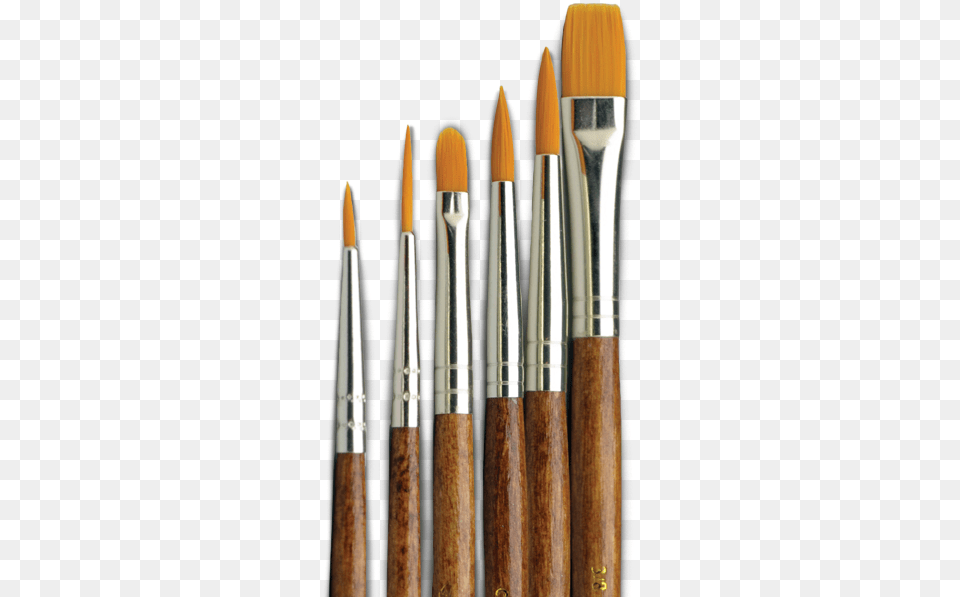 Paint Brush Set Value Pack Gold Taklon Paintbrush, Device, Tool Png Image