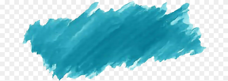 Paint Brush Stroke, Ice, Nature, Outdoors, Turquoise Png Image