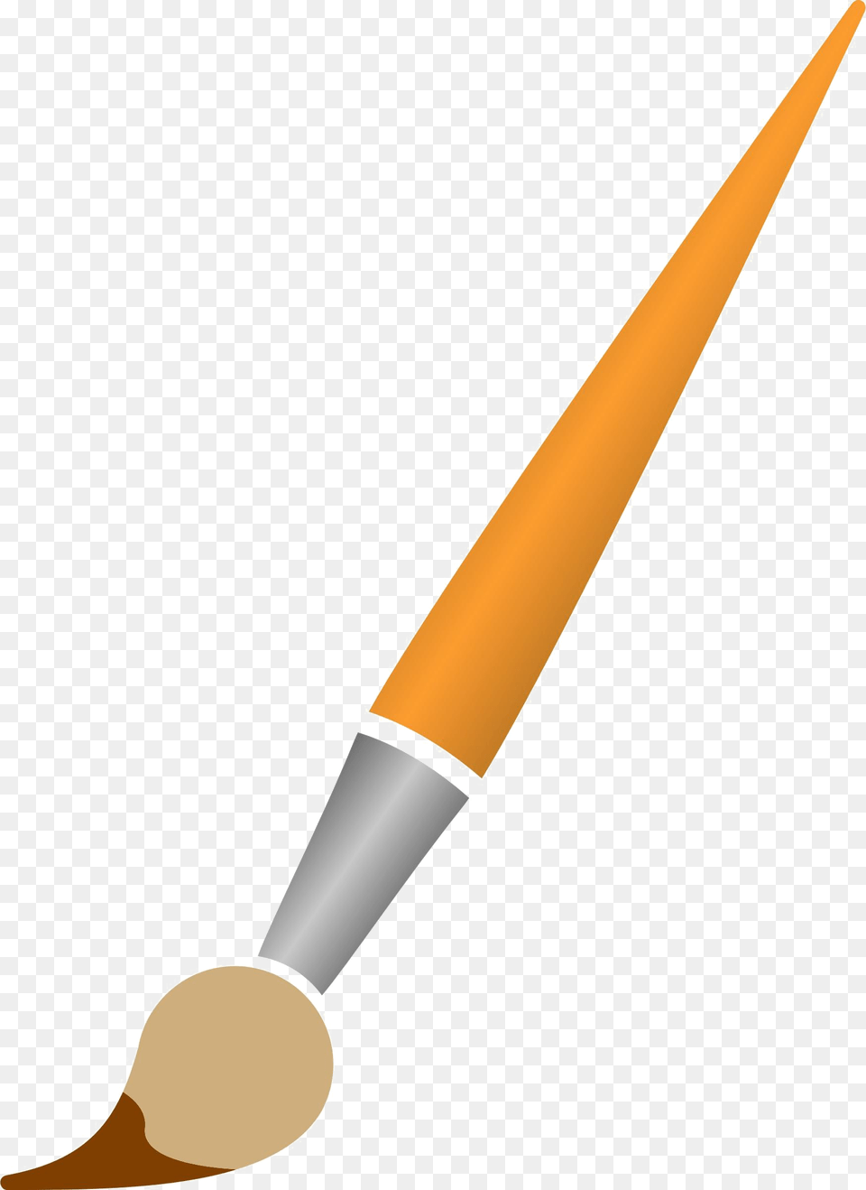 Paint Brush Background Paintbrush With Brown Paint, Device, Tool, Blade, Dagger Free Transparent Png