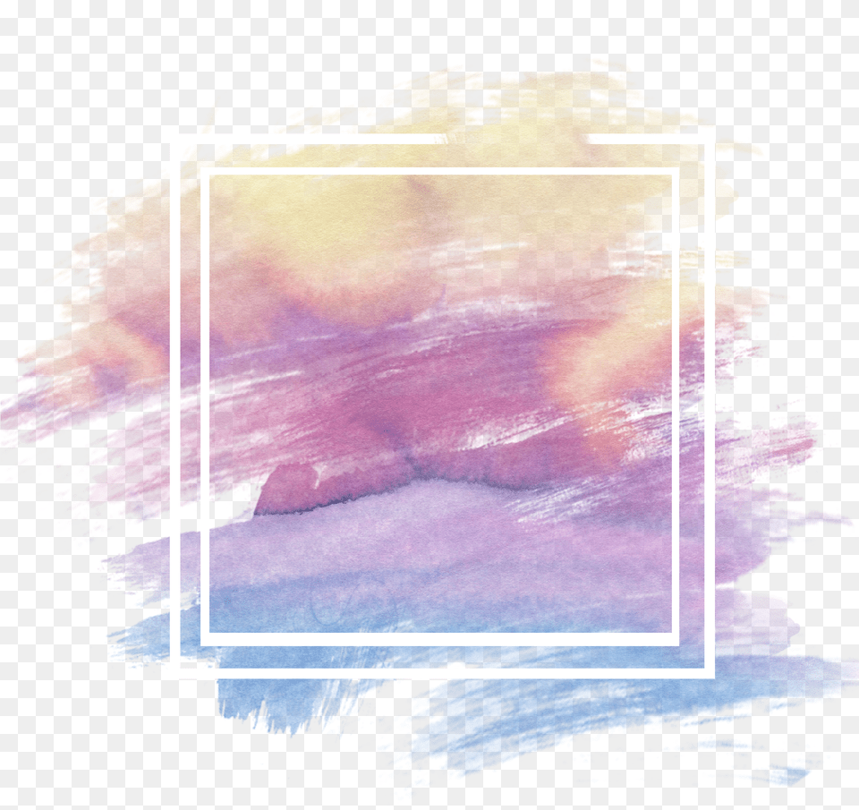 Paint Brushstroke Watercolor Sticker By Candace Kee Pastel Brush Stroke, Purple, Outdoors, Nature, Ice Free Transparent Png