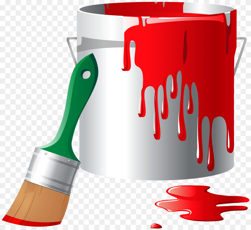 Paint Bucket Clip Art, Brush, Device, Paint Container, Tool Png