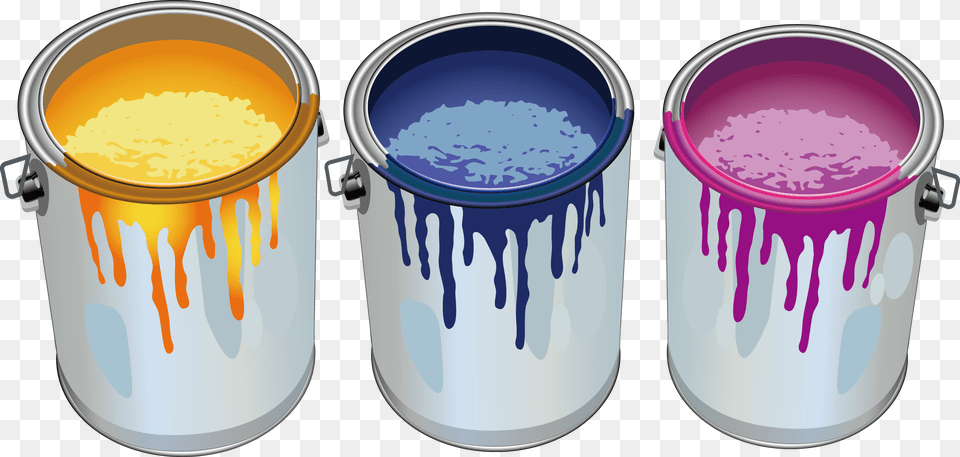 Paint Bucket Painting Cartoon Image High Quality Transparent Paint Bucket, Paint Container Free Png