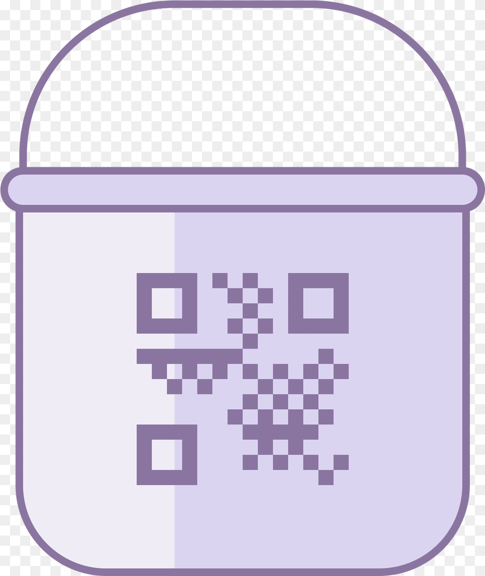 Paint Bucket With Qr Icon Icon, Qr Code Free Png