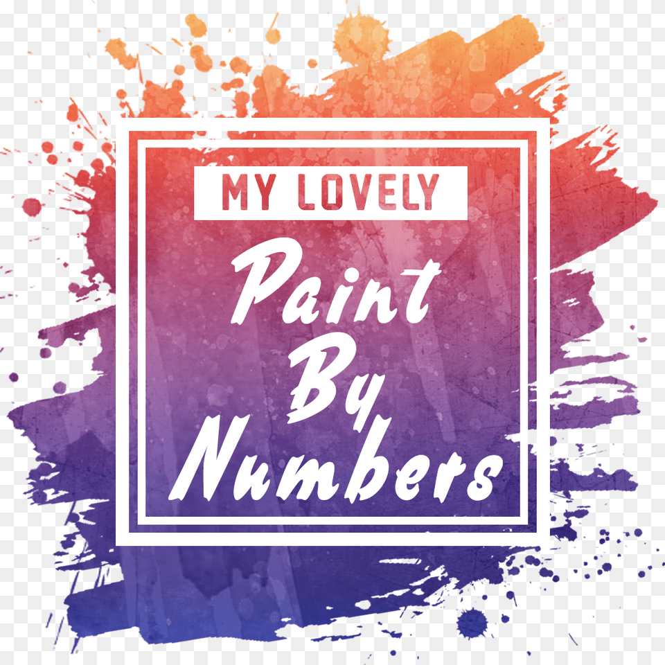 Paint By Numbers, Advertisement, Poster, Text Free Png