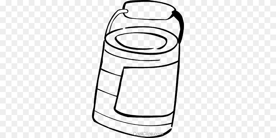 Paint Can Royalty Vector Clip Art Illustration, Tin, Ammunition, Grenade, Weapon Png Image