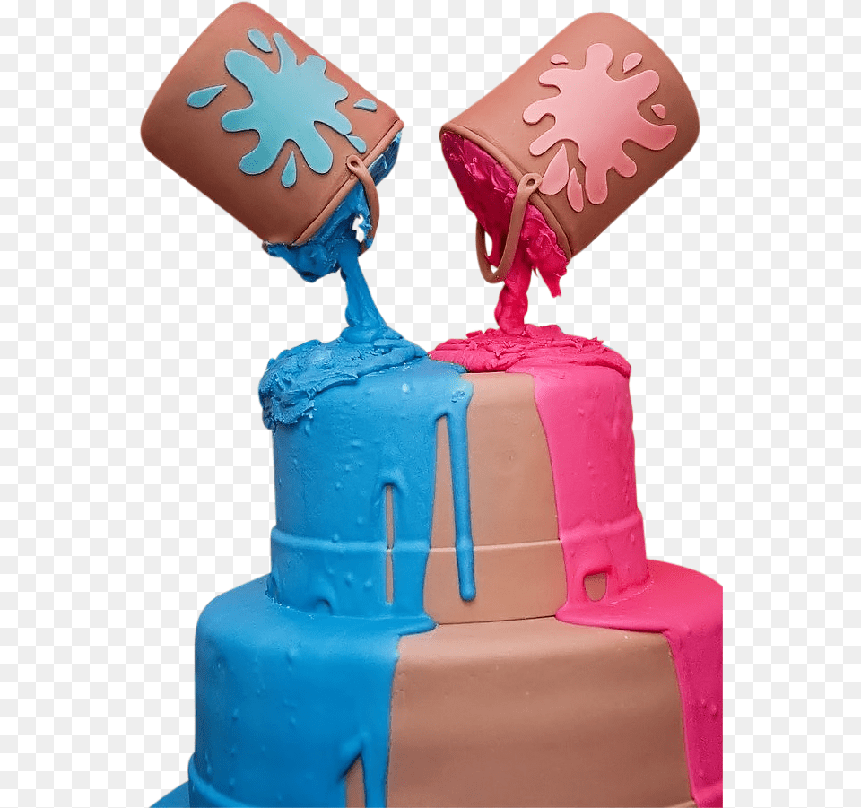 Paint Cans Cake Cupcake With Paint Clip Art, Birthday Cake, Cream, Dessert, Food Png