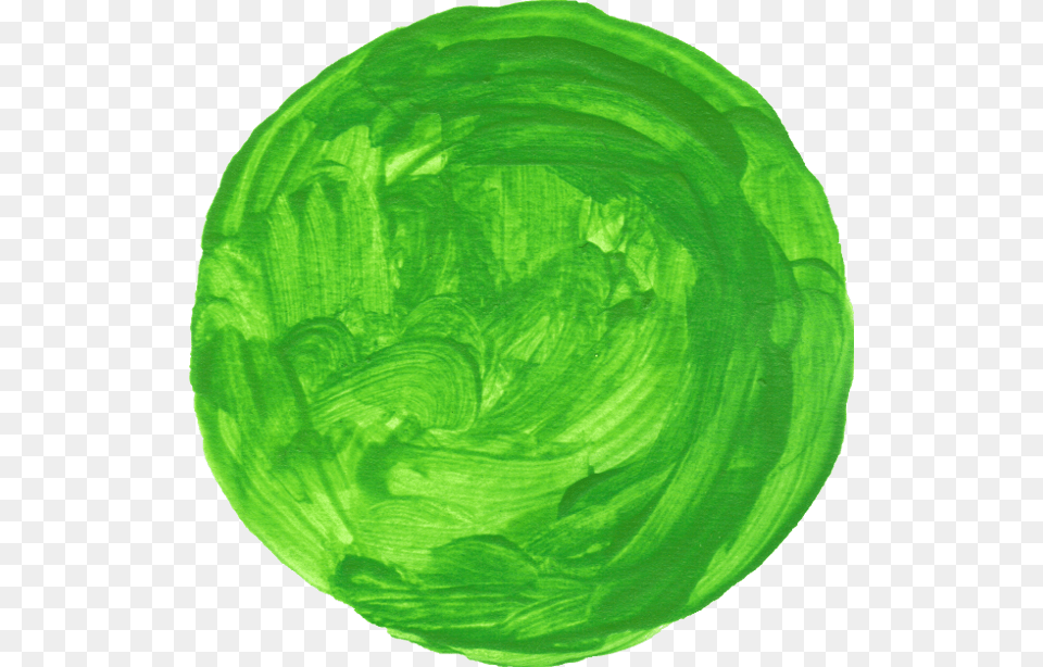 Paint Circle Green Green Watercolor Circle, Leaf, Plant, Sphere, Person Free Transparent Png