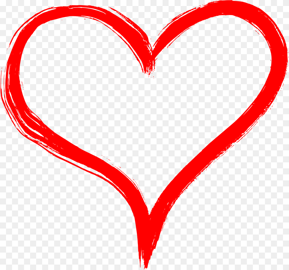 Paint Clipart Heart For Hand Drawn Heart, Bow, Weapon Png Image