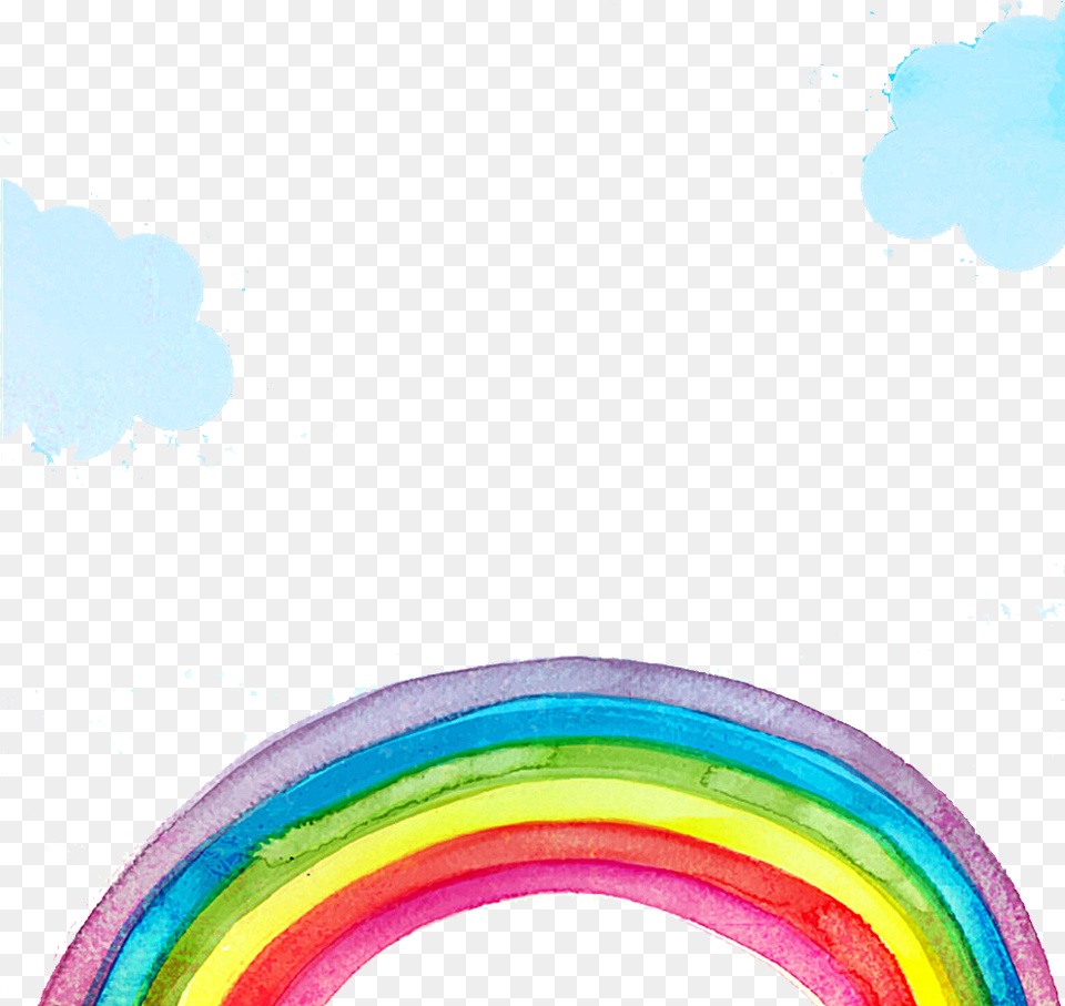 Paint Clipart Rainbow Watercolor Rainbow, Art, Graphics Png