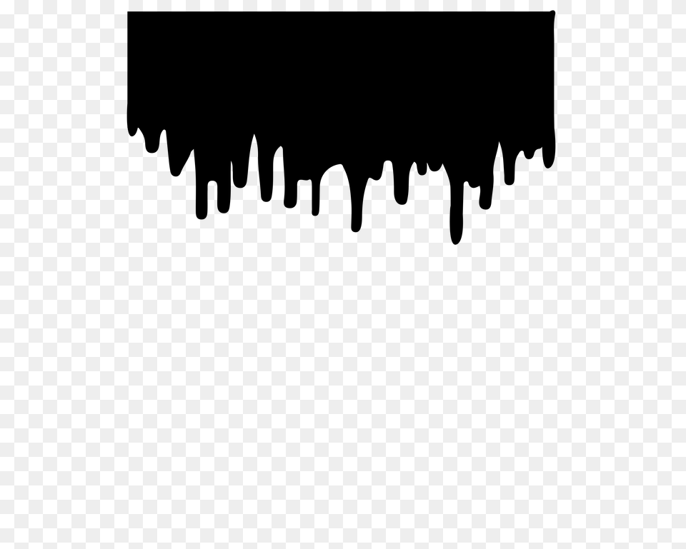Paint Drip Infobit, Gray Free Png
