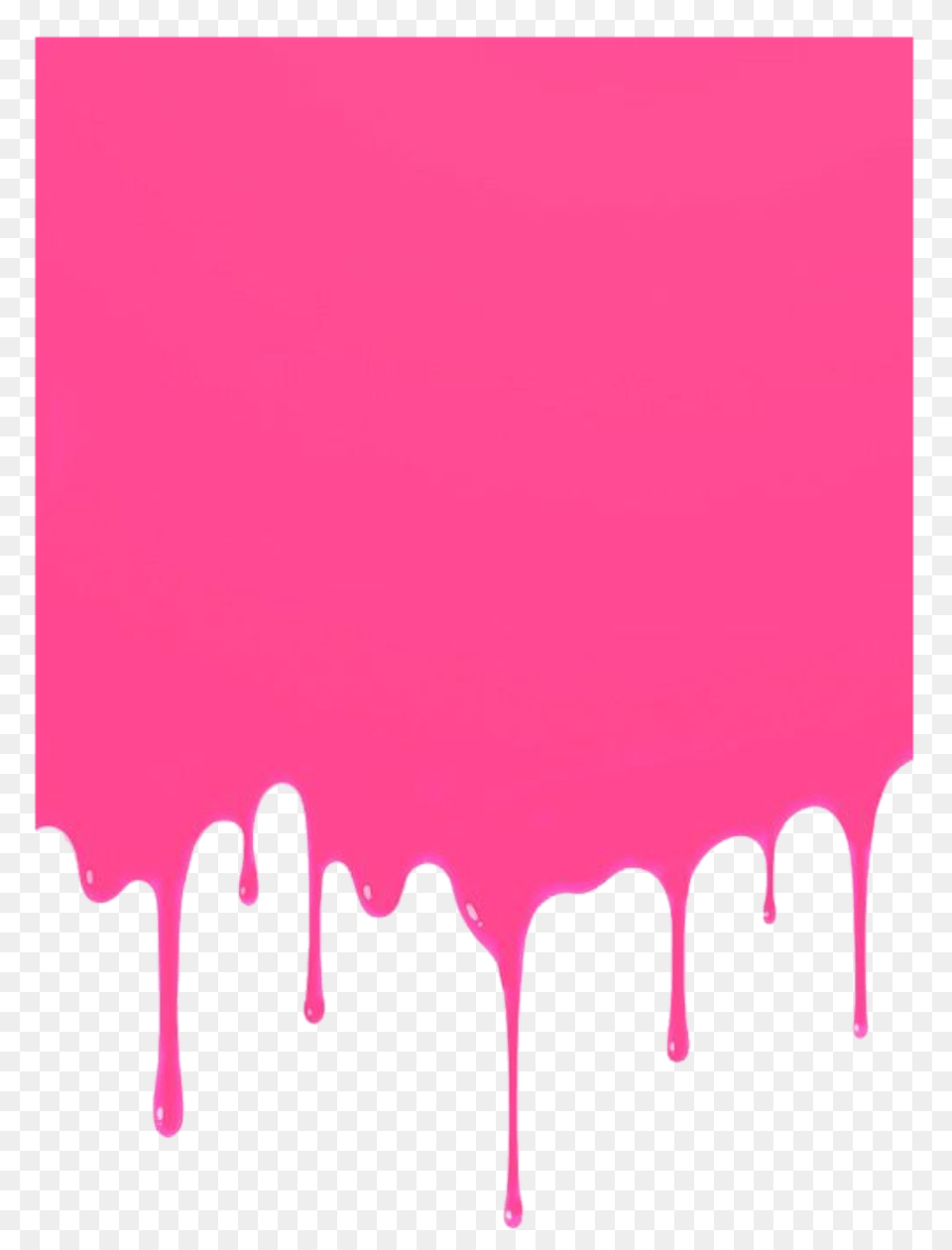 Paint Dripping Melting Pink, Purple, Paint Container Free Png Download