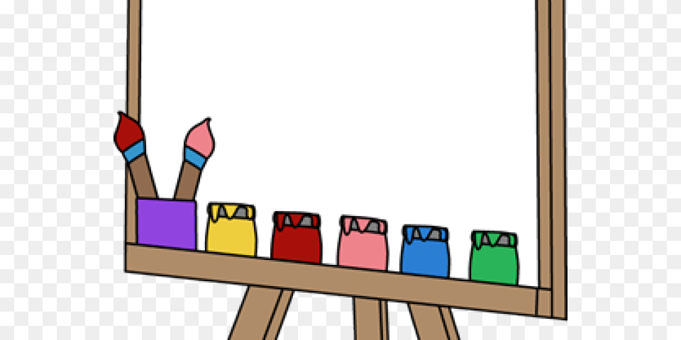 Paint Easel Clip Art, White Board Free Png Download