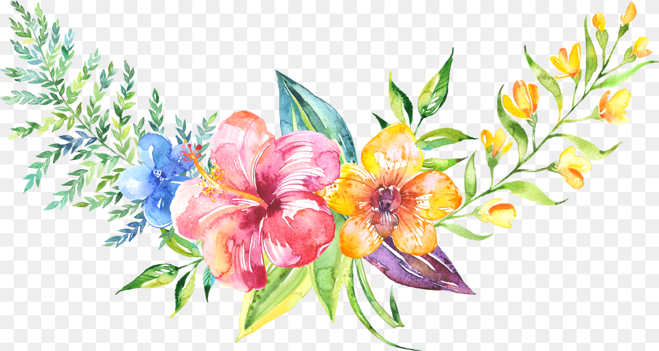 Paint Flower Bouquet Clipart Paint A Bquet Of Flowers Png Image