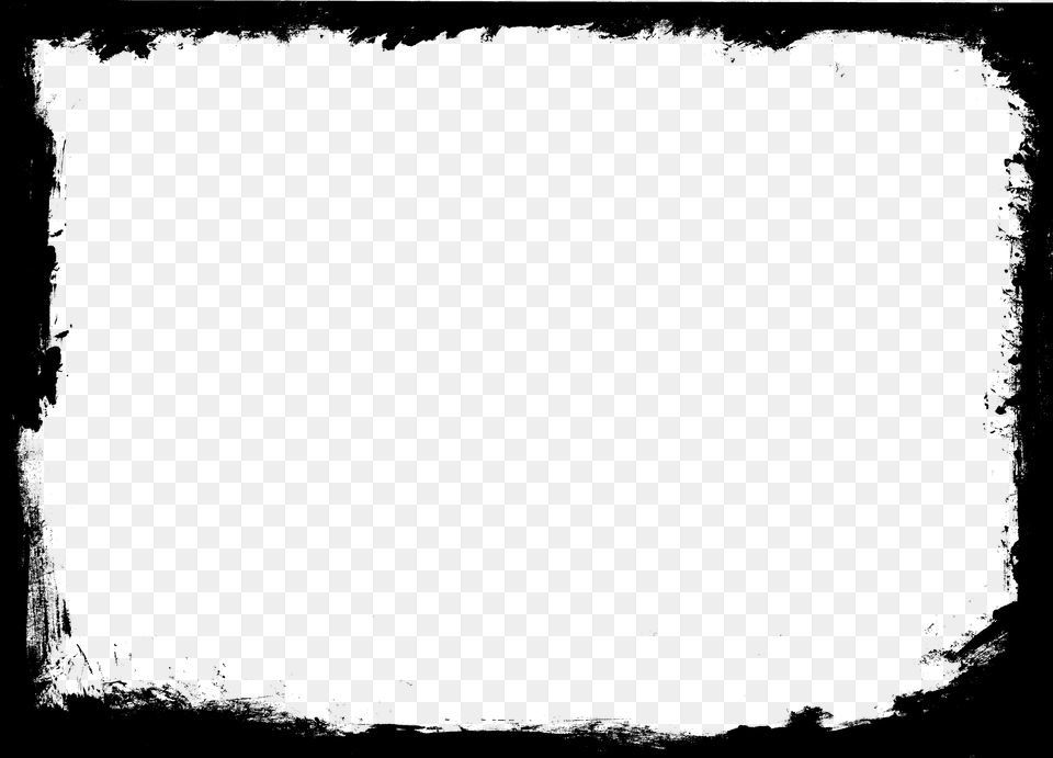 Paint Frame Image, Gray Free Transparent Png