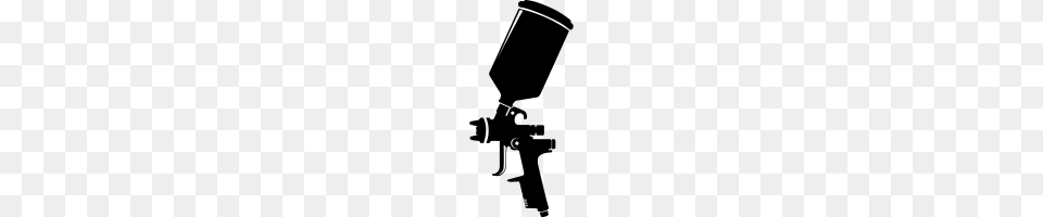 Paint Gun Icons Noun Project, Gray Free Png Download