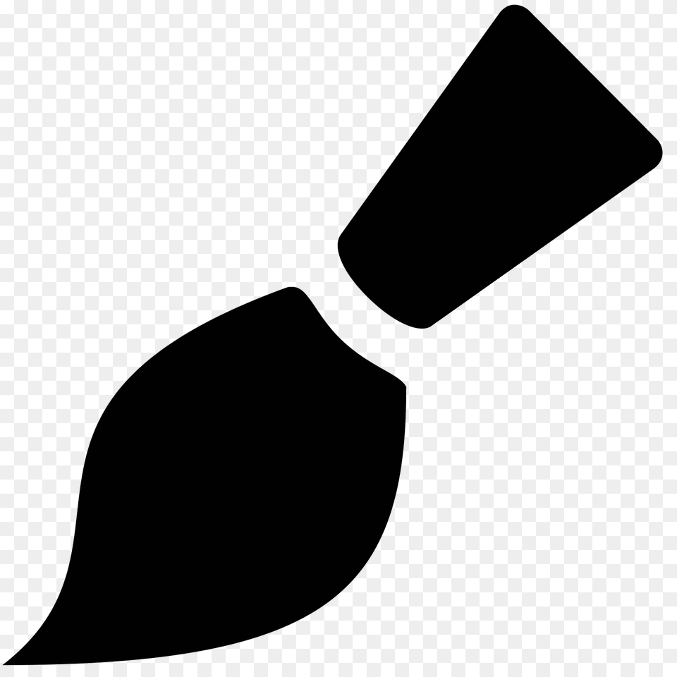 Paint Icon, Gray Free Png