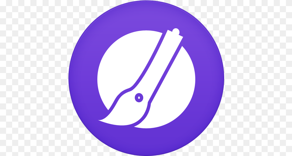 Paint Icon Mor Yuvarlak Bo Logo, Cutlery, Spoon, Disk Free Transparent Png