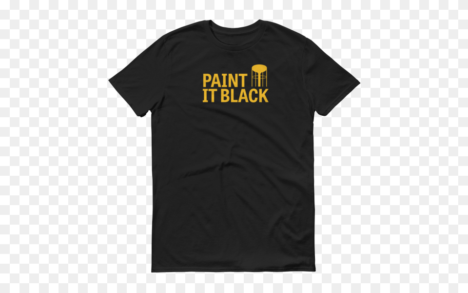 Paint It Black Tshirt, Clothing, T-shirt Free Png