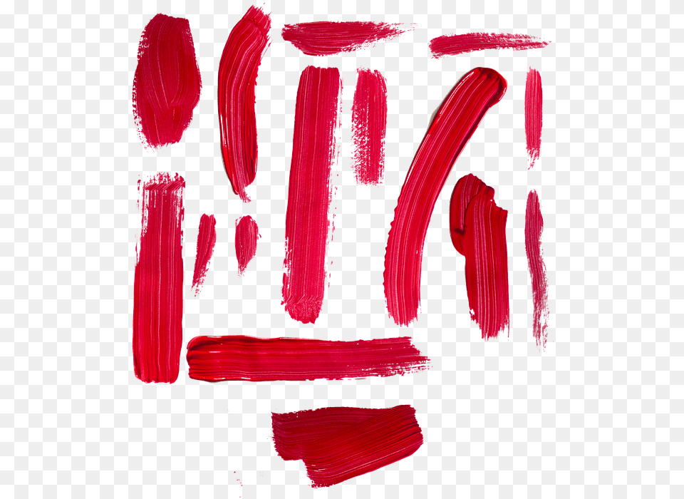Paint Paint Smear Splotch Texture Brush Red Paint Brush Red Texture, Cosmetics, Lipstick Png Image