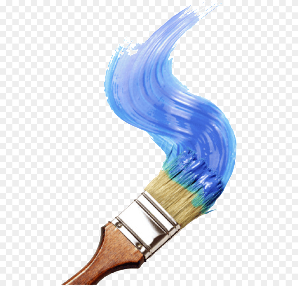 Paint Paintbrush Painting Blue Blueaesthetic Aesthetic Paint Brush Painting, Device, Tool, Paint Container, Smoke Pipe Free Png
