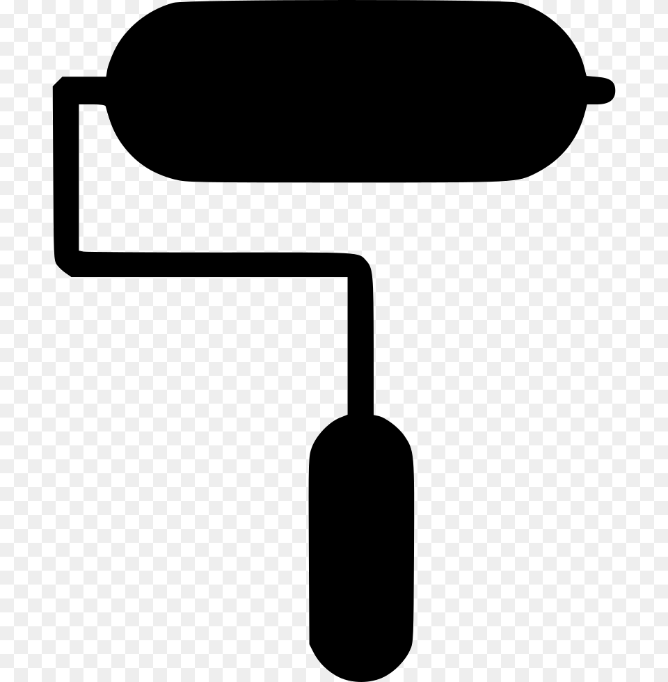 Paint Painting Walls Brush Repair Service Comments, Electrical Device, Lighting, Microphone, Silhouette Free Png Download