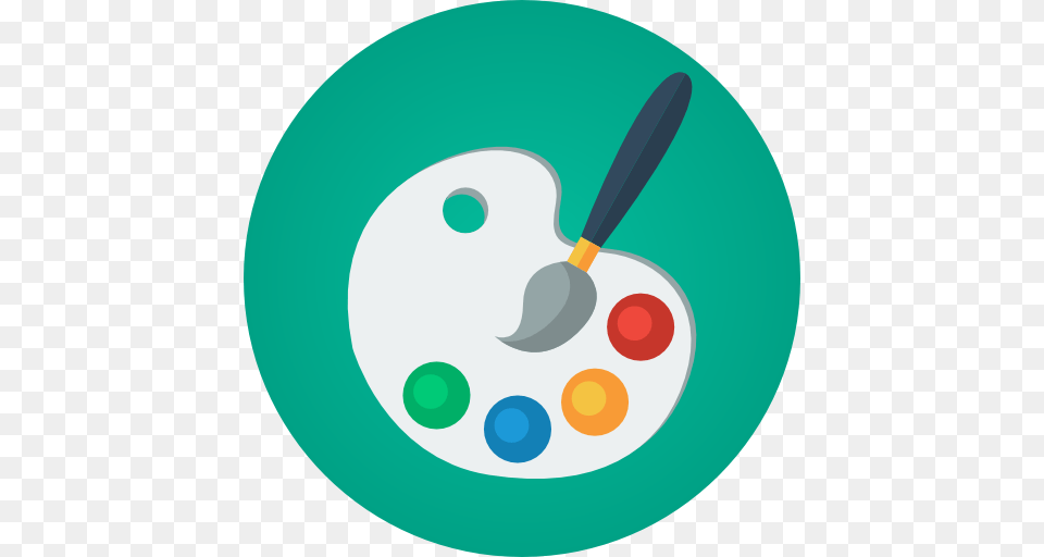 Paint Palette, Paint Container, Disk Png