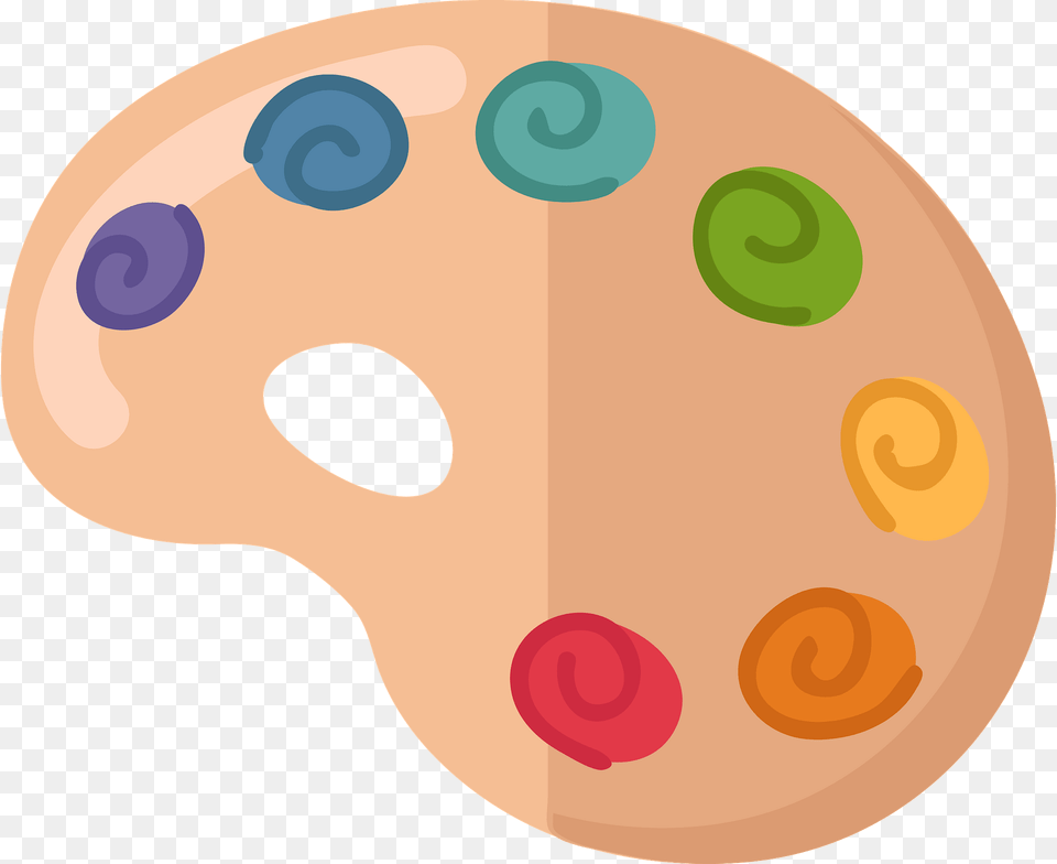 Paint Palette Clipart, Paint Container, Disk Free Png
