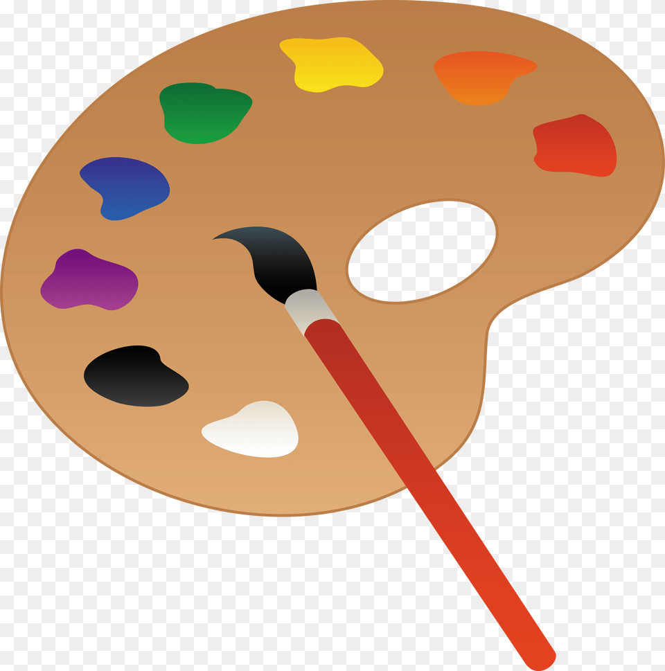 Paint Palette Clipart, Paint Container, Brush, Device, Tool Free Transparent Png