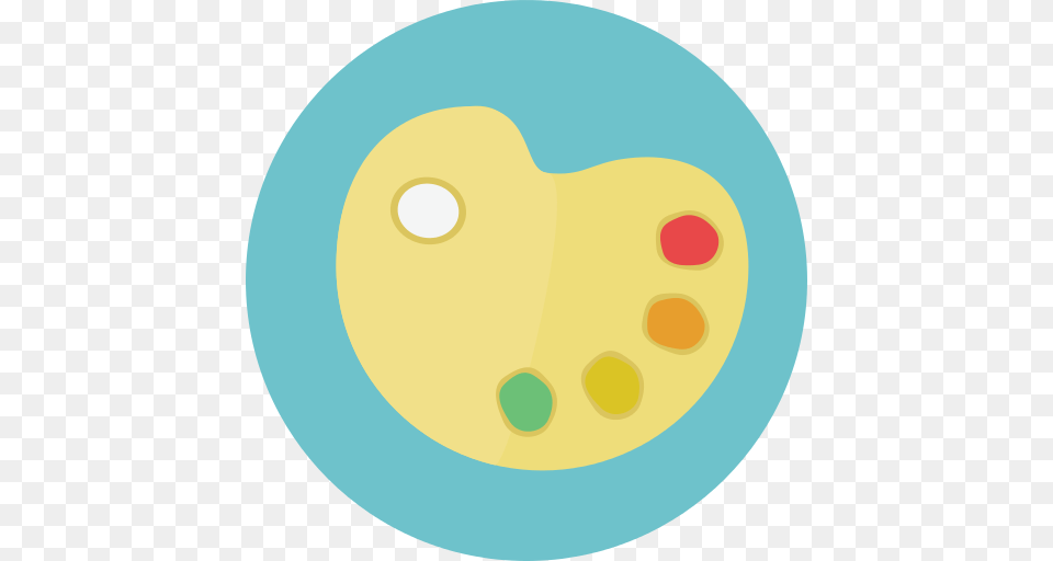 Paint Palette Icon, Disk Png Image