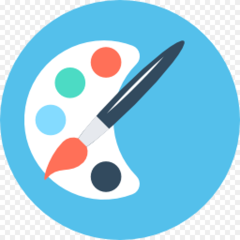 Paint Palette Paint Palette Icon Circular, Brush, Device, Tool, Paint Container Png