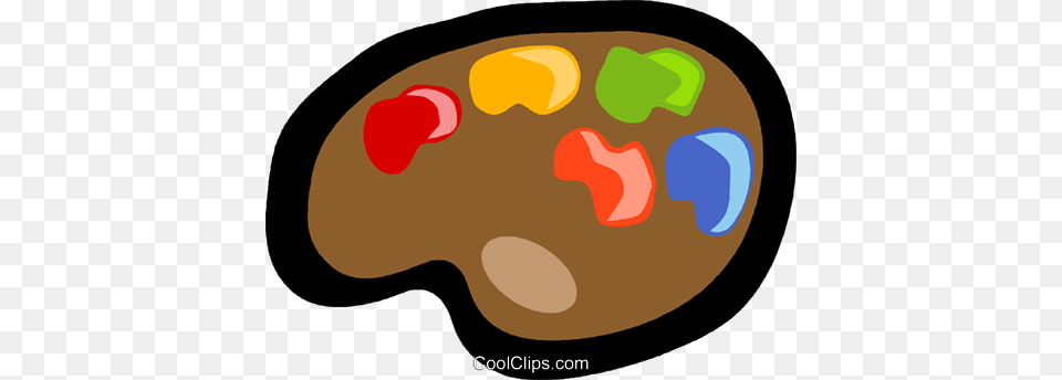 Paint Palette Royalty Vector Clip Art Illustration, Paint Container, Food, Sweets Free Transparent Png