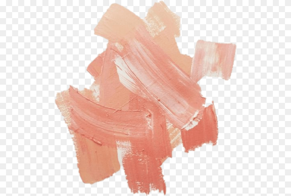 Paint Peach Aesthetic Tumblr Coral Pastel Orange Coral Aesthetic, Mineral, Pork, Food, Meat Free Png Download