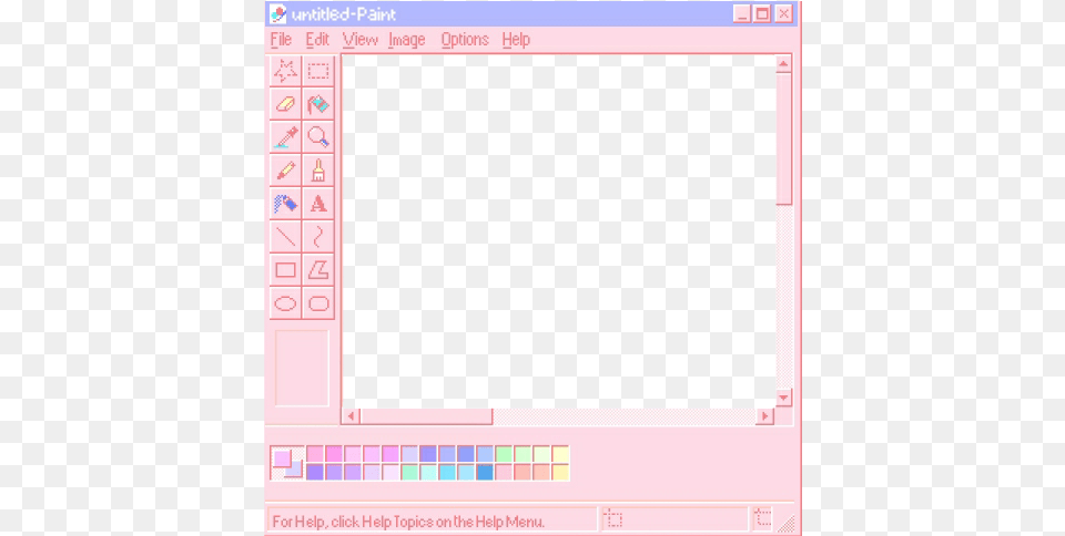 Paint Pink Pinkaesthetic Windowart Paintpng Aesthetic Computer Monitor, Electronics, Screen, Computer Hardware, Hardware Png Image