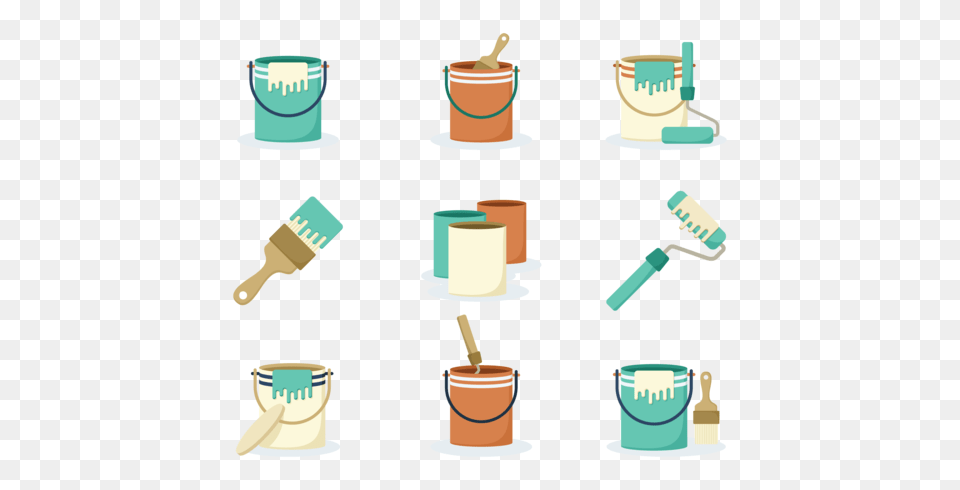 Paint Pot Icons Vector, Brush, Device, Tool, Chess Free Png Download