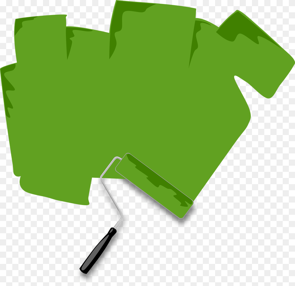 Paint Roller Border And Banner, Green, Leaf, Plant, Clothing Png