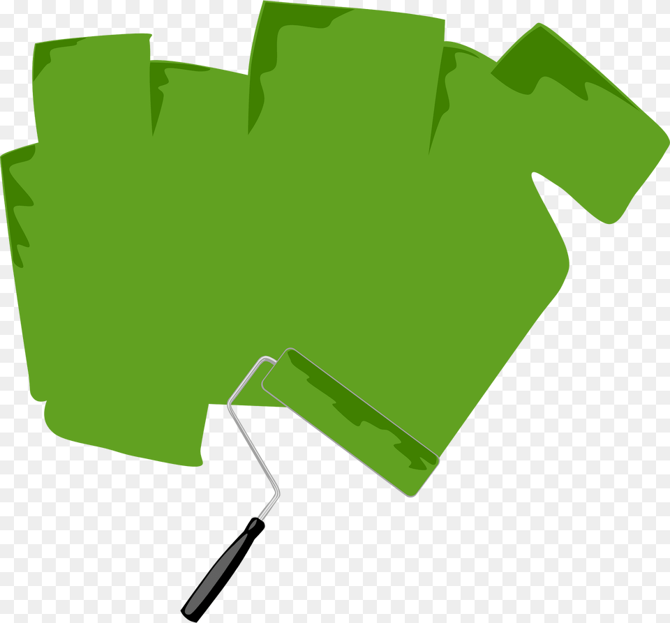 Paint Roller Clipart, Green, Clothing, Glove, Leaf Png