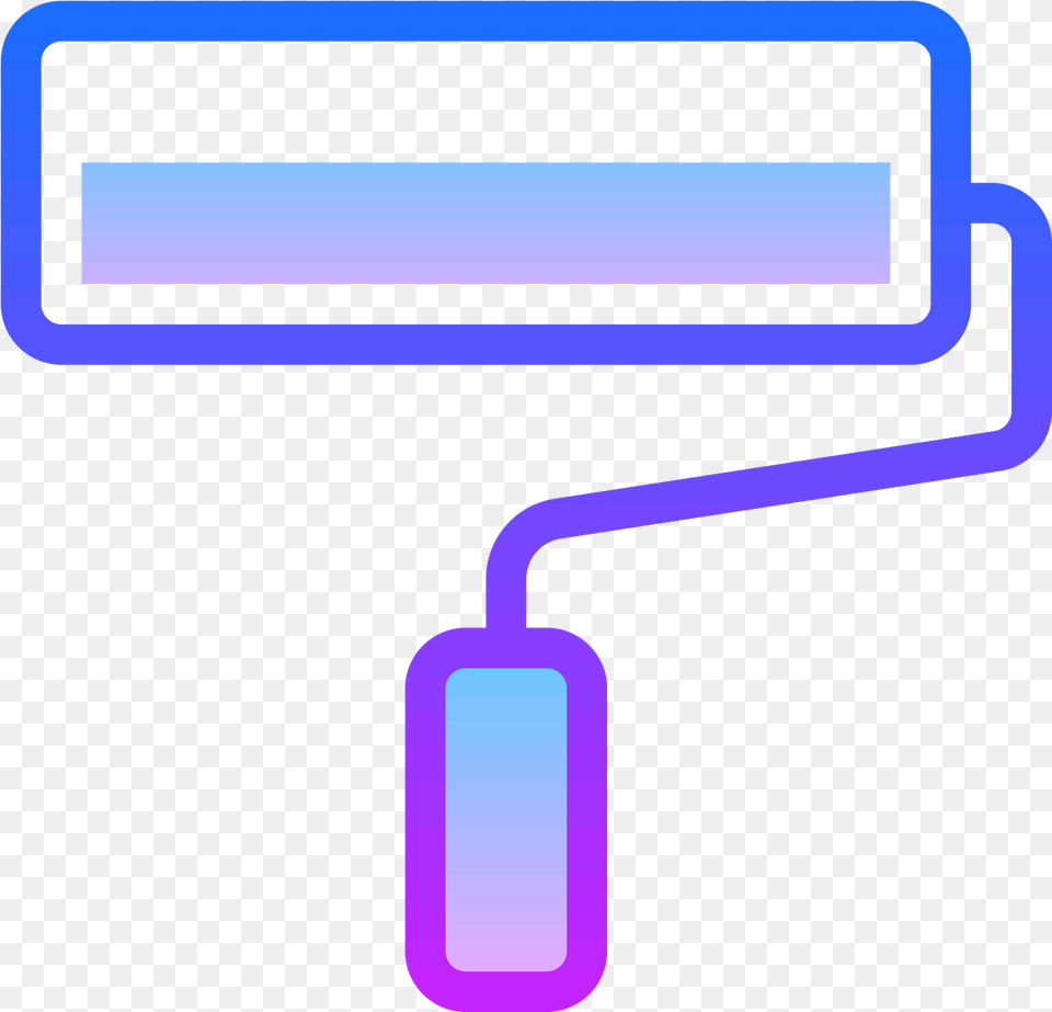 Paint Roller Icon, Light Free Png