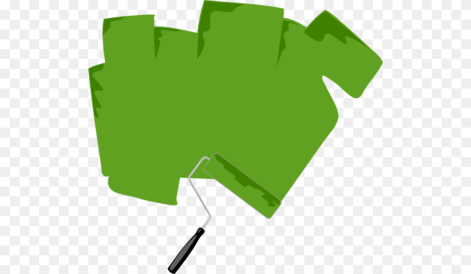 Paint Roller Wall Clip Art, Green, Leaf, Plant, Clothing Png Image