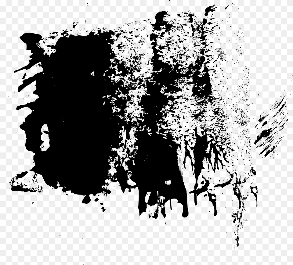 Paint Scratch Art, Gray Free Png Download