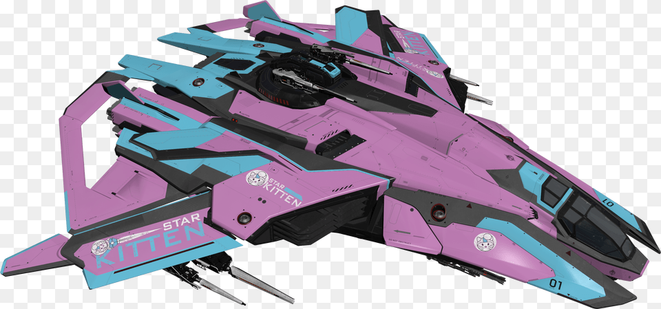 Paint Ships In Star Kitten Colors Paint Star Citizen Ships, Aircraft, Spaceship, Transportation, Vehicle Png Image