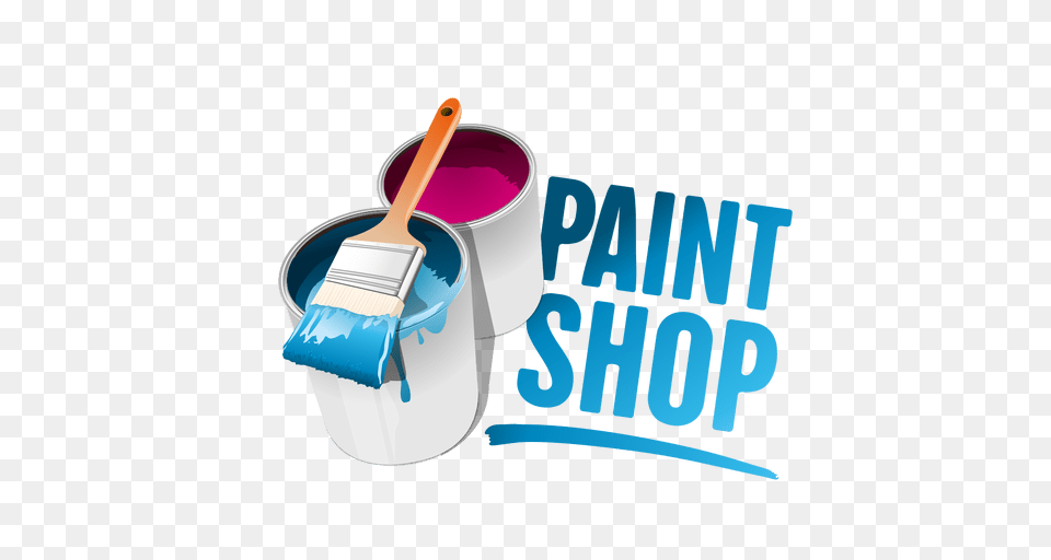 Paint Shop Logo, Brush, Device, Tool Free Transparent Png