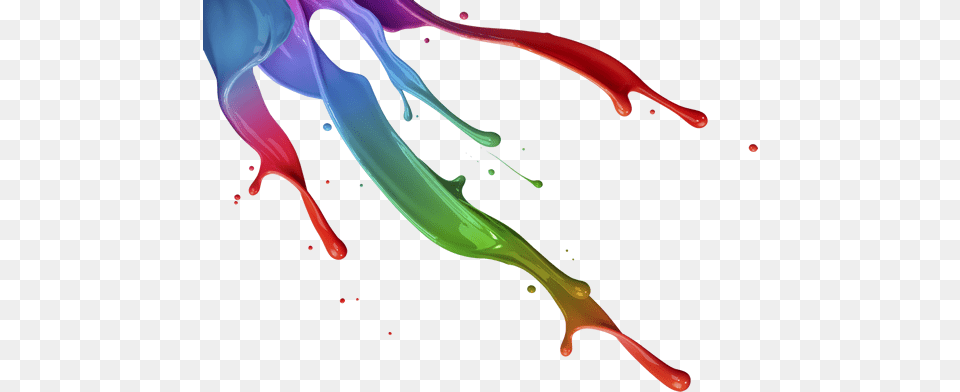 Paint Splash Art, Graphics, Paint Container, Cutlery Png Image