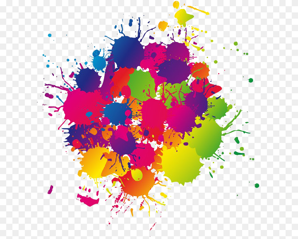 Paint Splash Splatter Paintspalsh Paintsplatter Color Splash Effect, Art, Graphics, Floral Design, Pattern Png