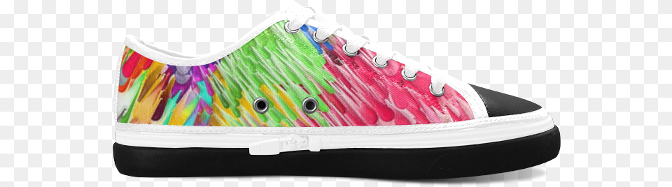Paint Splashes By Artdream Women39s Canvas Zipper Shoes Skate Shoe, Clothing, Footwear, Sneaker Png Image