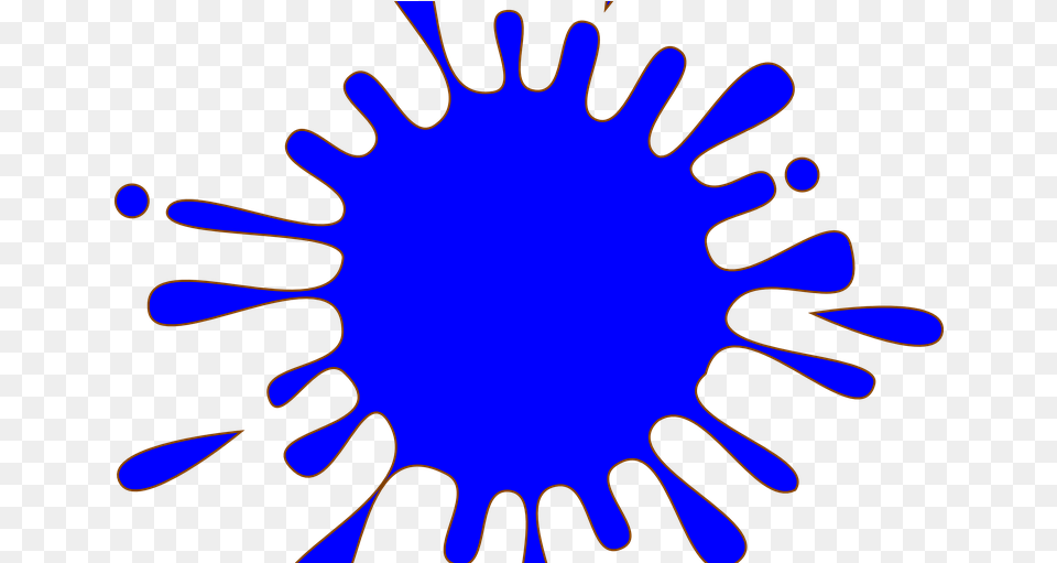 Paint Splat Clipart Download Blue Paint Splat, Clothing, Footwear, Shoe, Cutlery Png