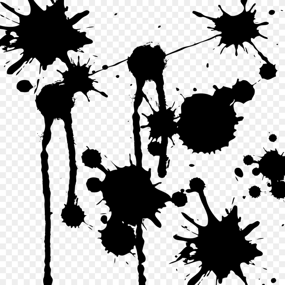 Paint Splat Design 2 By Drakonias115 On Clipart Library Paint Design Clipart, Gray Free Png
